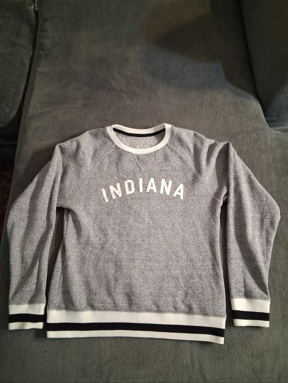 Indiana Logo Crewneck Sweatshirt - Gray